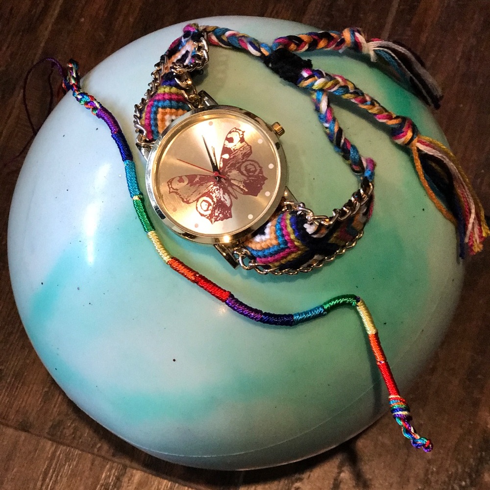 Hand watch bracelet